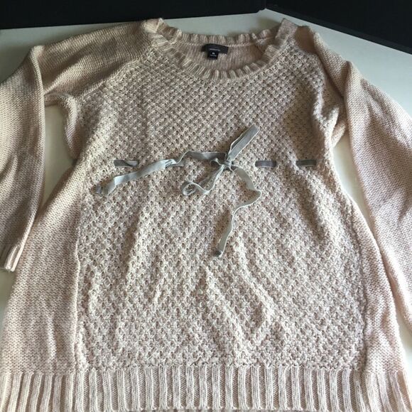 Maternity Sweater - Adjustable and Cozy in Light Pink X-Large - Picture 5 of 16